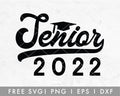 FREE Bold Senior 2022 SVG+A6 Cut File for Cricut, Cameo Silhouette | Free SVG Cut File