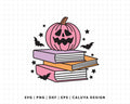FREE Book & Spooky Pumpkin SVG | Halloween Pumpkin SVG