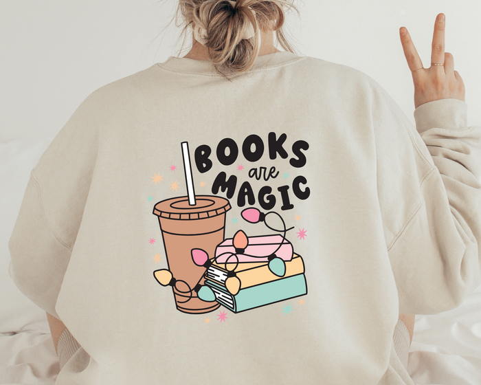 FREE Books Are Magic SVG | Holiday Reading SVG