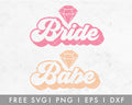 FREE Bride and Babe Retro SVG