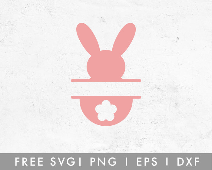FREE Bunny Monogram SVG