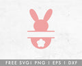 FREE Bunny Monogram SVG