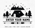 FREE Camp Sign SVG | Family SVG  Cut File for Cricut, Cameo Silhouette | Free SVG Cut File