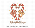 FREE Candy Cane SVG | Heart Christmas SVG