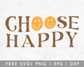 FREE Choose Happy SVG