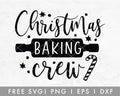 FREE Christmas Baking Crew SVG
