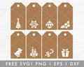 FREE Christmas Tag SVG