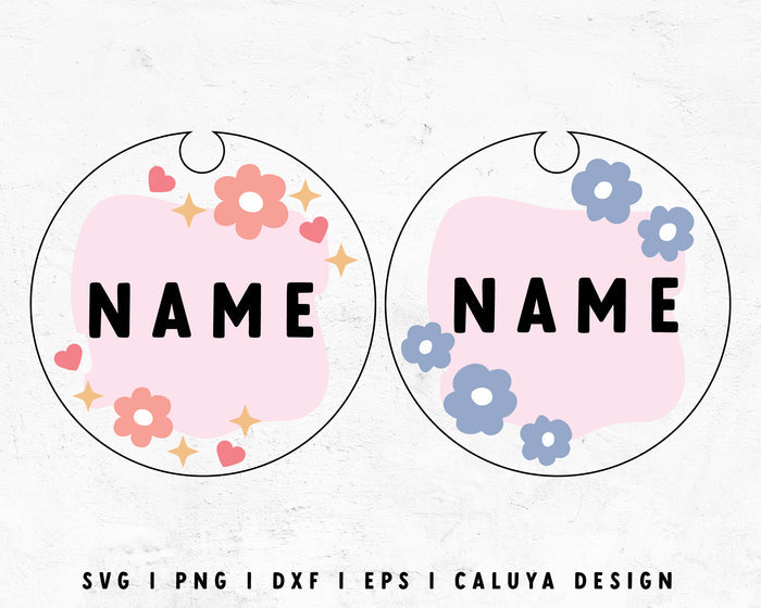 FREE Circle Blank Flower SVG | Cute Flower SVG Cut File for Cricut, Cameo Silhouette | Free SVG Cut File