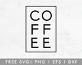 FREE Coffee Modern SVG