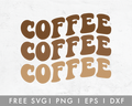 FREE Coffee Wavy SVG