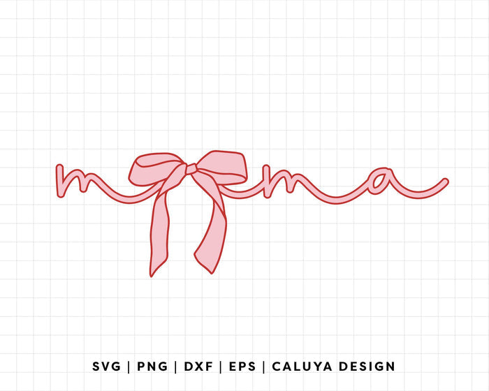 FREE Coquette Bow Mama SVG | Trendy Mama SVG