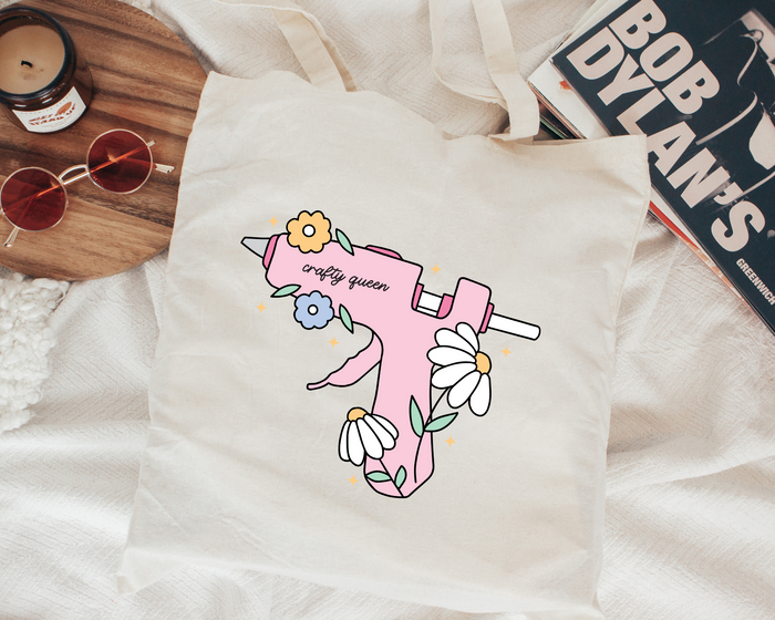 FREE Crafty Queen SVG | Glue Gun SVG