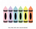 FREE Crayon SVG | Back To School SVG