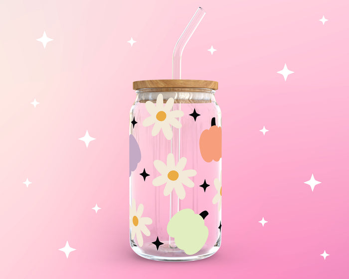 FREE Daisy Pumpkin SVG | Cute Halloween SVG