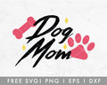 FREE Dog Mom Retro SVG