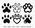 FREE Dog Paw SVG | Paw Print SVG Cut File for Cricut, Cameo Silhouette | Free SVG Cut File