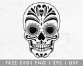 FREE Evil Eye Sugar Skull SVG