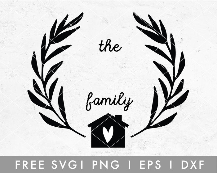 Free Farmhouse Home Monogram SVG