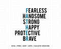 FREE Father's Day Quote SVG | Fearless Father SVG
