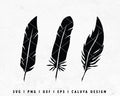 FREE Feather SVG | Silhouette SVG Cut File for Cricut, Cameo Silhouette | Free SVG Cut File