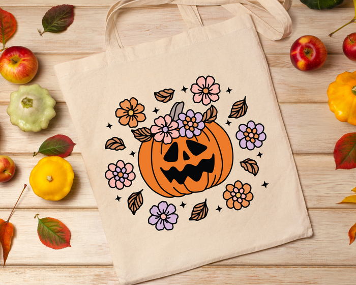 FREE Floral Crown Pumpkin SVG | Fall Pumpkin SVG