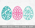FREE Floral Easter Egg SVG Cut File for Cricut, Cameo Silhouette | Free SVG Cut File