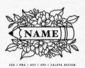 FREE Floral Pencil SVG | School SVG Cut File for Cricut, Cameo Silhouette | Free SVG Cut File