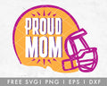 FREE Football Mom SVG