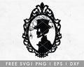 FREE Gentlemen Skeleton Frame SVG Cut File for Cricut, Cameo Silhouette