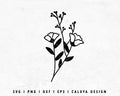FREE Hand Drawn Flower SVG | Wildflower SVG