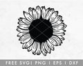FREE Hand Drawn Sunflower SVG