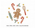 FREE Holiday Baking SVG | Gingerbread Man SVG