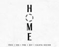 FREE Home Sign SVG | Vertical Sign SVG Cut File for Cricut, Cameo Silhouette | Free SVG Cut File