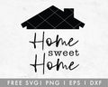FREE Home Sweet Home SVG Cut File for Cricut, Cameo Silhouette | Free SVG Cut File