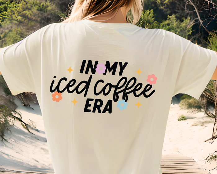 FREE Iced Coffee Era SVG | Coffee Quote SVG