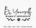 FREE Inspirational SVG | Quote SVG Cut File for Cricut, Cameo Silhouette | Free SVG Cut File