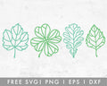 FREE Leaf Cut Out Design SVG Cut File for Cricut, Cameo Silhouette | Free SVG Cut File