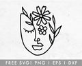 FREE Line Art Women SVG