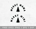 FREE Merry Mama Mini Tree SVG
