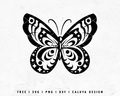 FREE Mystical Butterfly SVG | Botanical SVG