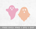 FREE Pastel Boho Ghost SVG