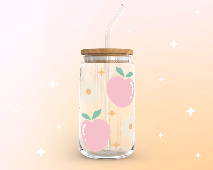 FREE Peach SVG | Retro Fruits SVG
