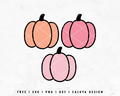 FREE Pink Pumpkin SVG | Cute Halloween SVG