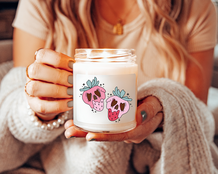 FREE Poisoned Strawberry SVG | Spooky Vibes SVG