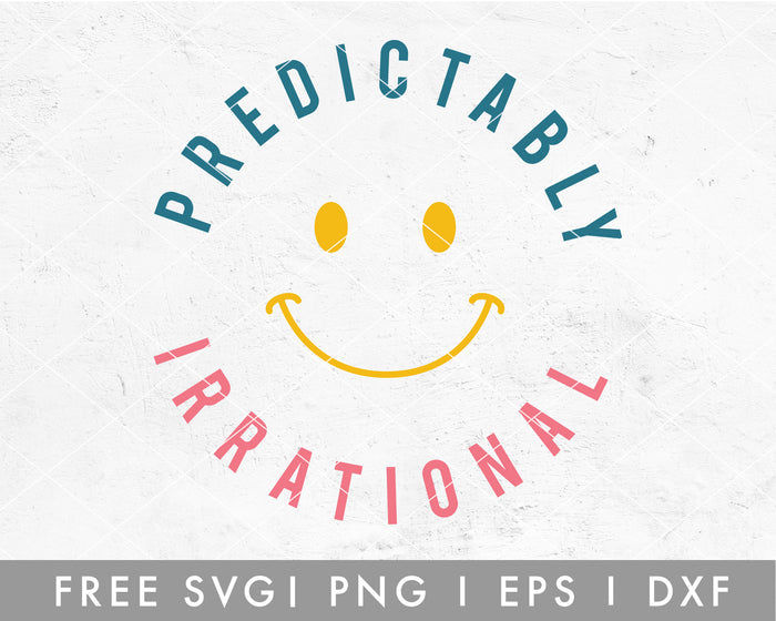 FREE Prodictably Irrational SVG