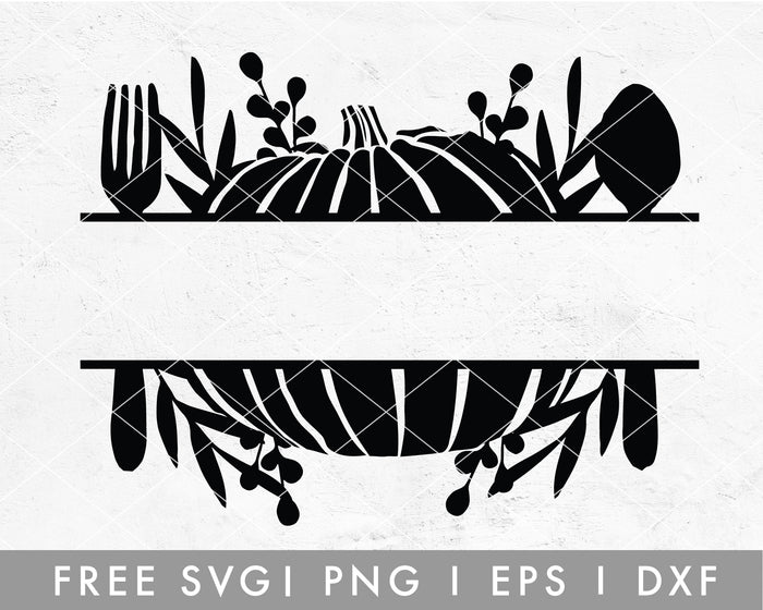 FREE Pumpkin Monogram SVG