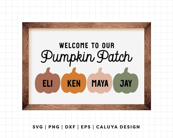 FREE Pumpkin Patch SVG | Thanksgiving Sign SVG