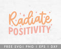 FREE Radiate Positively SVG