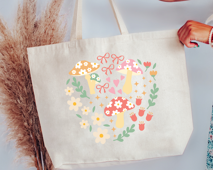 FREE Romantic Mushroom SVG | Cute Mushroom SVG