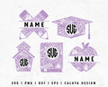 FREE School SVG | Teacher SVG | Monogram SVG Cut File for Cricut, Cameo Silhouette | Free SVG Cut File